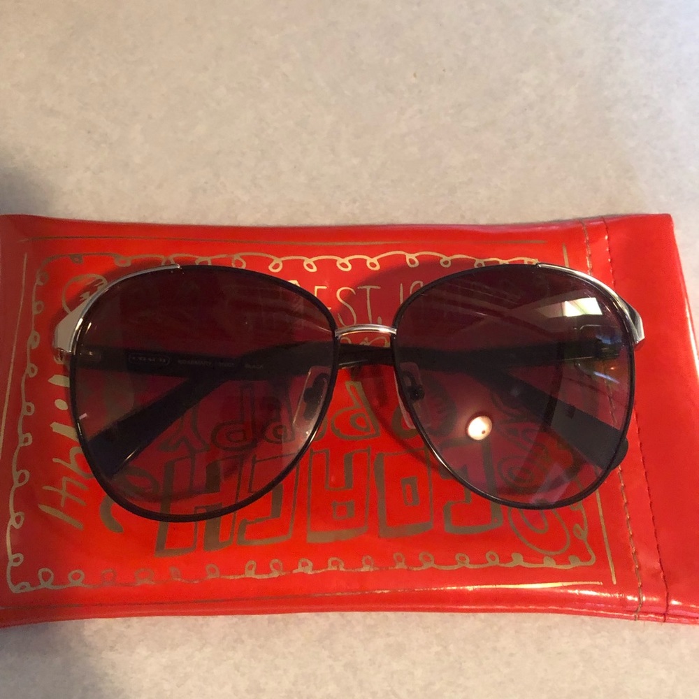 Coach Aviator Sunglasses with Case